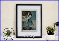 Pablo Picasso, Original Print Hand Signed Litho with COA & Appraisal of $3,500