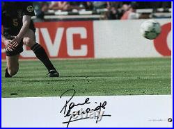 Paul Gazza Gascoigne Euro 96 1996 Hand Signed Limited Edition Photo With COA