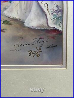 Paula Vaughan Framed Print Daydreaming COA Signed Numbered 564 Limited Edition