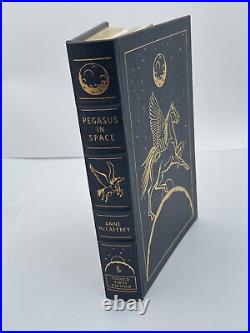 Pegasus in Space by Anne Mccaffrey Leather SIGNED & COA Limited Edition