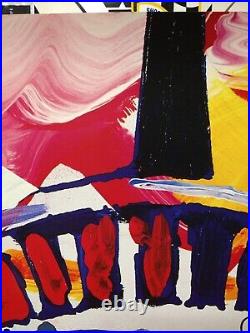 Peter Max Statue of Liberty Signed Poster Print COA Limited Availability 100%