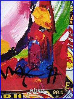 Peter Max Statue of Liberty Signed Poster Print COA Limited Availability 100%