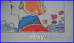 Peter Max The Young Prince Framed Limited Edition Lithograph Hand Signed COA