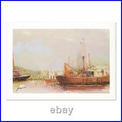 Pino At The Dock Limited Edition Giclee Hand Signed, COA