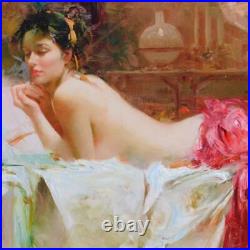 Pino Pensive Artist Embellished Limited Edition on Canvas COA