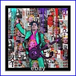 Prince Purple Rain, Print Limited Edition of 50 on canvas, Signed, COA