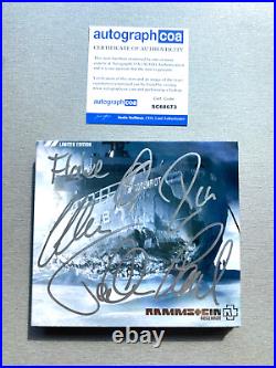 RAMMSTEIN In-Person Completely Signed Signed Limited CD Autograph COA ACOA