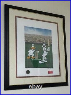 RARE Bugs Bunny & Daffy Duck, Signed Rob McKimson Jr, COA, 40 Of 125