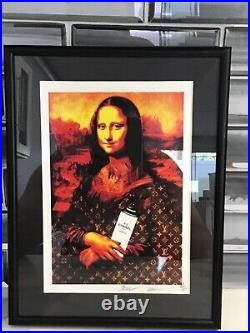 RARE Chanel Mona Lisa lv frammed ORIGINAL DEATH NYC SIGNED AND DATED WITH COA