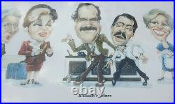 RARE Fawlty Towers Picture Limited Edition Framed Print Signed Chris Margett COA