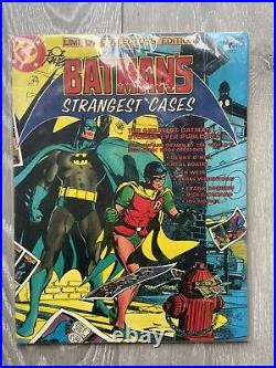 RARE Limited Edition BATMAN'S STRANGEST CASES Bob Kane Signed w DF COA (1978)