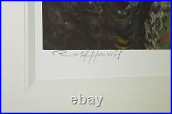 ROLF HARRIS (1930-2023) Large Limited Edition Print Leopard'Alert For Prey' COA