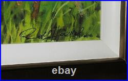 ROLF HARRIS (1930-2023) Limited Edition CanvasBoard Print'Four Giraffes' + COA