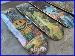 RON ENGLISH Skateboard Set Of 4 Decks Limited Edition Signed COA Numbered 30/35