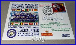 Rare Gary Speed Hand Signed Fdc Leeds United Coa Autograph Wales Limited Edition
