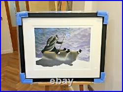 Rare Mackenzie Thorpe Limited Edition A Dusting Framed New + Signed With COA