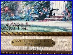 Rare Marty Bell Signed Limited Print Frame Mrs Brown's for Tea 1995 with COA