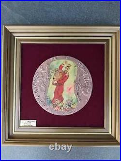 Rare original medal Marc Chagall limited edition plate Signed COA Picasso DALI