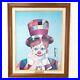 Red-Skelton-Crazy-Quilt-Clown-Canvas-Painting-Limited-Edition-764-2000-COA-01-luj