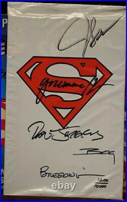 Return of Superman 5 Comics Signed Autographed Limited /10000 Dynamic Forces COA