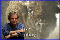 Robert BATEMAN Chief American Bison Limited Edition art print COA Buffalo AP