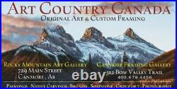 Robert BATEMAN Polar Bear Profile Limited Giclee Canvas art stretched COA