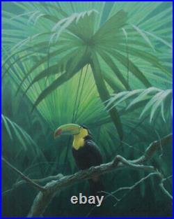 Robert BATEMAN Under The Canopy Toucan Limited Edition art print COA in folder