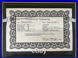 Robert Marble Homemaker Lithograph Limited Signed COA Framed Print Mom Dad