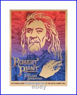 Robert Plant Signed Poster Limited Edition 5/100 & COA Music Led Zeppelin Photo