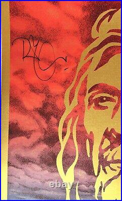 Robert Plant Signed Poster Limited Edition 5/100 & COA Music Led Zeppelin Photo