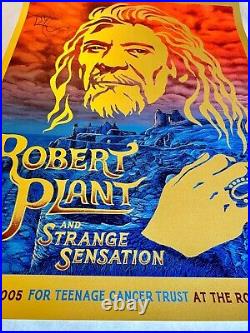 Robert Plant Signed Poster Limited Edition 5/100 & COA Music Led Zeppelin Photo