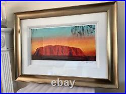 Rolf Harris Limited Edition Uluru Sunset Signed Print 139/195 with COA
