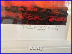 Rolf Harris Limited Edition Uluru Sunset Signed Print 139/195 with COA