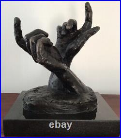 Rolf Harris, Ltd Ed, Pure Bronze Hands Sculpture,'Intuition' Signed, COA & Box