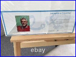 Rolf Harris Signed Limited Edition Print SELF PORTRAIT IN STRIPED SHIRT With COA