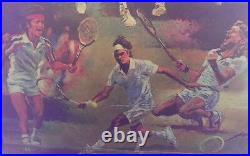Rolf Harris Wimbledon Legends SIGNED LIMITED EDITION Giclee on Canvas 1/95 + COA