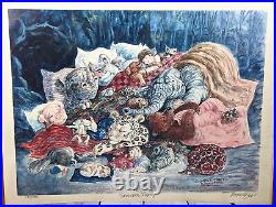 Ron Rodecker SIGNED Limited Lithograph Print Slumber Party Fantasy with COA