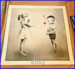 Rourke Van Dal'Don't Break My Heart' Limited Edition Signed/Numbered Not Banksy