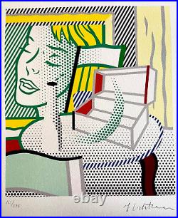 Roy Lichtenstein Lithograph COA Original Hand-Numbered Signed Limited