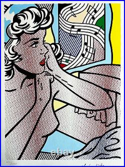 Roy-Lichtenstein Lithograph COA Original Hand-Numbered Signed Limited