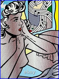 Roy-Lichtenstein Lithograph COA Original Hand-Numbered Signed Limited