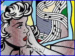 Roy-Lichtenstein Lithograph COA Original Hand-Numbered Signed Limited