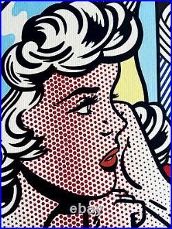 Roy-Lichtenstein Lithograph COA Original Hand-Numbered Signed Limited