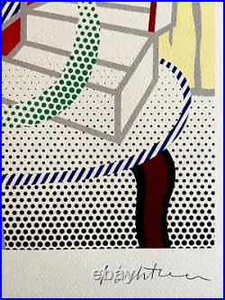 Roy Lichtenstein Lithograph COA Original Hand-Numbered Signed Limited