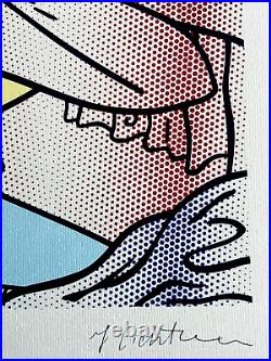 Roy-Lichtenstein Lithograph COA Original Hand-Numbered Signed Limited