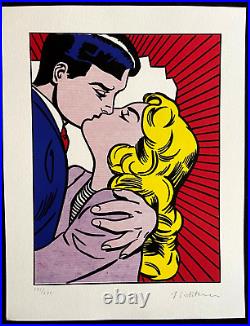 Roy Lichtenstein Lithograph COA Original Hand Numbered Signed Limited Edition