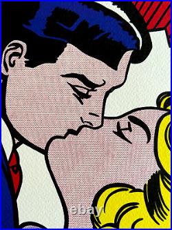 Roy Lichtenstein Lithograph COA Original Hand Numbered Signed Limited Edition