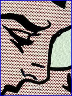 Roy Lichtenstein Lithograph COA Original Hand Numbered Signed Limited Edition