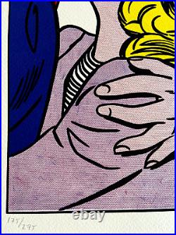 Roy Lichtenstein Lithograph COA Original Hand Numbered Signed Limited Edition