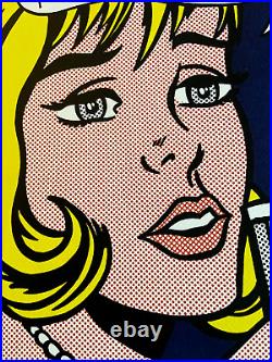 Roy/Lichtenstein Lithograph COA Original Numbered A Hand Signed Limited